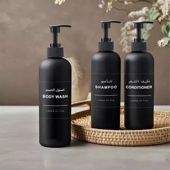 Диспенсер для мыла 500 мл с держателем для бутылок, настенная подставка для бутылок с гелем для душа, контейнер для шампуня в ванной с поддоном Type 1