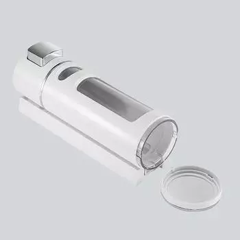 Диспенсер для мыла для душа 400 мл, настенный дозатор шампуня и кондиционера, самоклеящийся дозатор жидкости для мытья рук белый