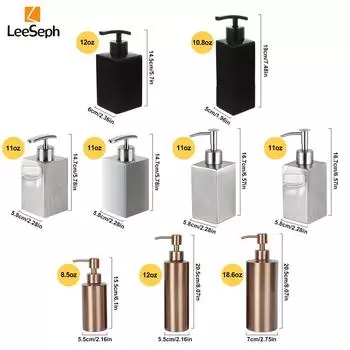 Диспенсер для мыла из нержавеющей стали, многоразовый ручной дозатор для мыла, для удерживающих жидкостей, гелей для душа, шампуней, лосьонов