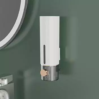 Диспенсер для мыла с видимым окном, большой емкости, долговечный, современный, экономящий место, контейнер для кондиционера для мытья рук для ванной комнаты