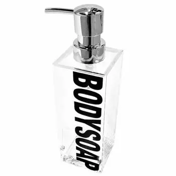 Диспенсер для мыла Senko Grande Body Soap Bottle Емкость приблизительно 420 мл Черный крупный шрифт 64546