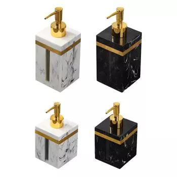 Диспенсер для мытья тела, диспенсер для салона, герметичный, прочный, с мраморной текстурой, дозатор мыла для ванной комнаты, прачечной, кухни, отеля