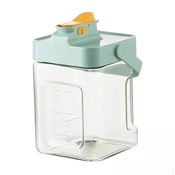 Диспенсер для напитков для холодильника, контейнер для жидкости с , герметичный для дома 3.5L