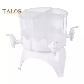 Диспенсер для напитков на 4 л со смесителем. Съемный герметичный диспенсер для напитков. Легко чистится. Вращающийся на 360 градусов ведро для холодной воды. Диспенсер для сока для дома. 1 Set