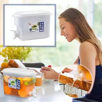 Диспенсер для напитков на холодильник, диспенсер для напитков на 3,5 л для вечеринок, герметичный пластиковый диспенсер для напитков с диспенсером для сока или напитков