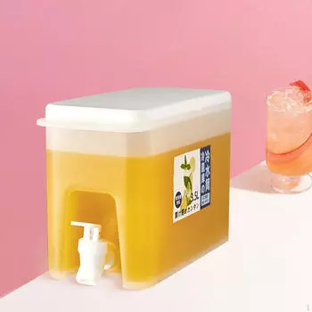 Диспенсер для напитков с герметичной крышкой, большой емкостью, кувшин для воды с краном Thin