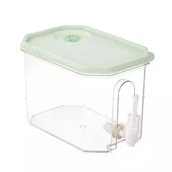 Диспенсер для напитков с краном 3,5 л кувшин для холодной воды контейнер для жидких напитков для холодильника подставка для лимонада кувшин для сока зелёный