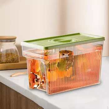 Диспенсер для напитков со льдом, холодный чайник с краном, герметичный контейнер для воды на 3 л