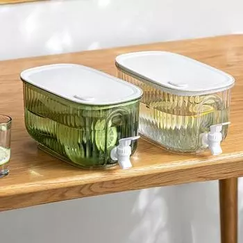 Диспенсер для напитков Видимый Многоразовый Многоцелевой белый