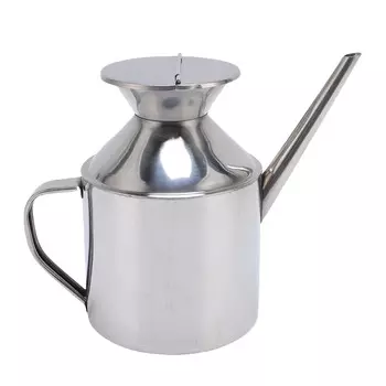 Диспенсер для оливкового масла, банка из нержавеющей стали, длинный носик, герметичный, легко моющийся, для точного наливания для 500ML