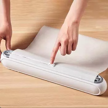 Диспенсер для пищевой пленки, резак для пищевой пленки, магнитный многоразовый диспенсер для пластиковой пленки, резак, диспенсер для алюминиевой фольги синий