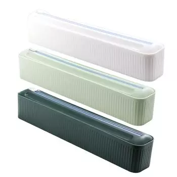 Диспенсер для пищевой пленки, резак для упаковочной бумаги, принадлежности для кухни, многоразовый бытовой резак для пищевой пленки для настенного монтажа на кухне