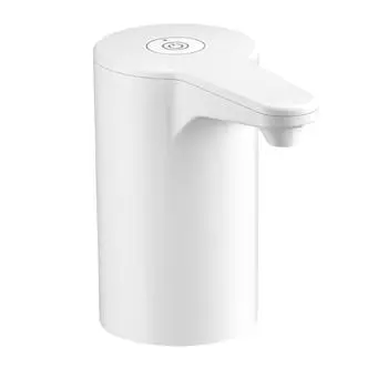 Диспенсер для питьевой воды с переключателем одной кнопкой, USB-зарядка, насос для бутыли с водой, для дома белый