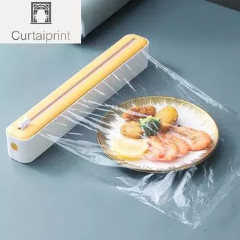 Диспенсер для пластиковой пищевой пленки, резак для пленки Saran, диспенсер для пленки Saran, слайдер для алюминиевой фольги, органайзер для упаковки Saran, кухонные инструменты