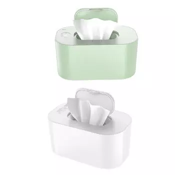 Диспенсер для подогрева салфеток Равномерно и быстро Общий Нагрев Удобный 40-60 градусов по Цельсию Удобный Обогреватель для ребенка зелёный