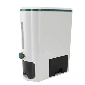 Диспенсер для риса 10 кг ПП герметичный прессованный тип тонкое зерновое ведро контейнер для хранения сухих продуктов с L(for 6.5-9kg) зелёный