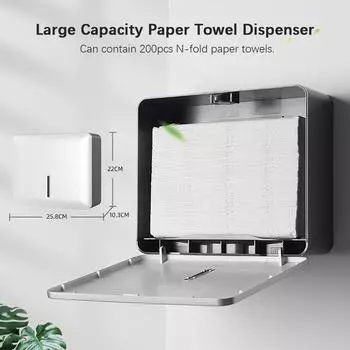 Диспенсер для салфеток для ванной комнаты, настенный держатель для бумажных полотенец, диспенсер для полотенец для рук, для кухни, держатель для туалетной бумаги белый