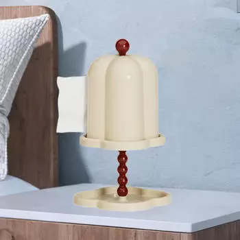 Диспенсер для салфеток, хранение бумажных салфеток с крышкой для лотка, чехол для лица, для белый