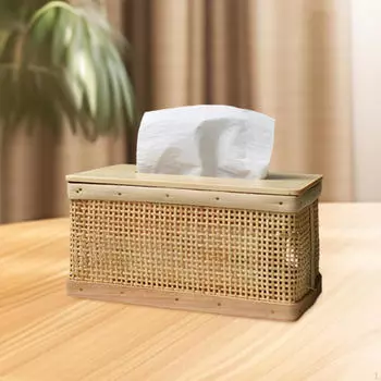 Диспенсер для салфеток из ротанга, чехол для лица, держатель для туалета