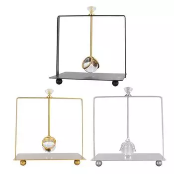 Диспенсер для салфеток с утяжеленным стеклянным шариком, прямоугольный элегантный железный держатель для салфеток, подставка для салфеток для Ki Golden