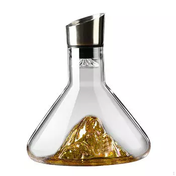 Диспенсер для шампанского, графин для красного вина, ручная посуда для напитков из дутого стекла, аэратор 1600ml