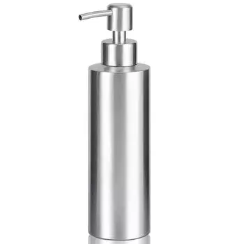 Диспенсер для шампуня и мыла ARKTEK из нержавеющей стали, стильный диспенсер, бутылка для шампуня из нержавеющей стали, мыльница для рук, моющее средство, подходит для бутылки объемом 350 мл,