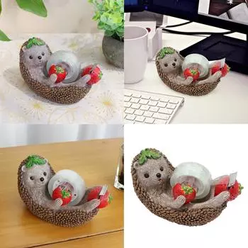 Диспенсер для скотча Hedgehog Практичный резак для скотча Инструмент для скрапбукинга Маленький диспенсер для скотча Простые в использовании настольные принадлежности