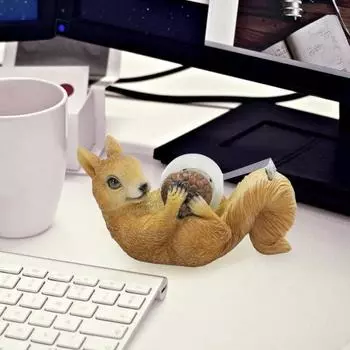 Диспенсер для скотча Squirrel, держатель для скотча с изображением животных из смолы, скотч Squirrel