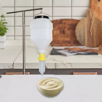 Диспенсер для соуса, подвесная пустая бутылка для кетчупа объемом 5,5 л для кемпинга, пикника на открытом воздухе