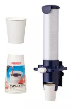 Диспенсер для стаканчиков Sunnap Cup Pong для заправки и совместимой бумаги Для 205 мл [Простая установка] [Включает стаканчик] (7 унций) CD-7DBS