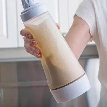 Диспенсер для теста Yousheng 1000 мл, без запаха, с небольшим выходом, ПП, ручной миксер для теста для кексов, вафель, блинов, кухонные принадлежности белый