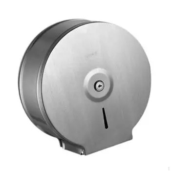Диспенсер для туалетной бумаги из нержавеющей стали для общественных туалетов without phone holder