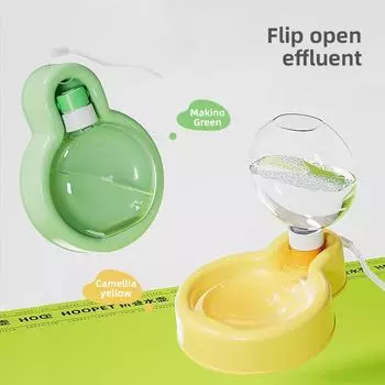 Диспенсер для воды для домашних животных, портативная бутылка для воды для кошек и собак, герметичная, для путешествий, складная миска для питья для щенков и кошек, товары для животных на открытом воздухе