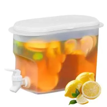 Диспенсер для воды для холодных напитков 3,5/5 л с краном, устойчивый к высоким температурам, кувшин для сока чая со льдом для вечеринки L