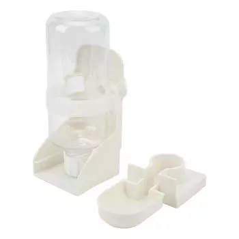 Диспенсер для воды для клеток для мелких животных 500 мл / 17 унций Многофункциональная бутылка для воды для мелких животных для кошек и собак L