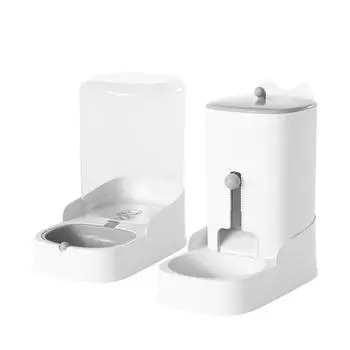 Диспенсер для воды для корма для домашних животных большой емкости 3,2 л 4,4 л, поилка для собак и кошек, домашняя поилка