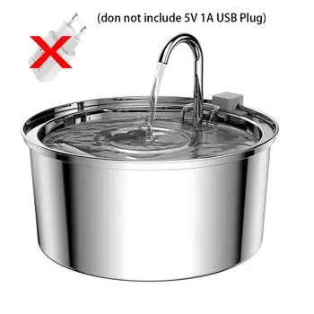 Диспенсер для воды для кошек, 3,2 л, с тихим водяным насосом, фильтром, кормушка для напитков для домашних животных, чаша для питья для кошек и собак