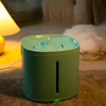 Диспенсер для воды для кошек, автоматический циркулирующий поток, диспенсер для воды для домашних животных, интеллектуальный датчик, отключенный от сети, таз для питьевой воды для собак 16*16*14cm