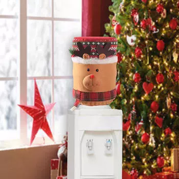 Диспенсер для воды, ведро, чехол, рождественское украшение, бочка для питья, пыль для кухни Elk Pattern