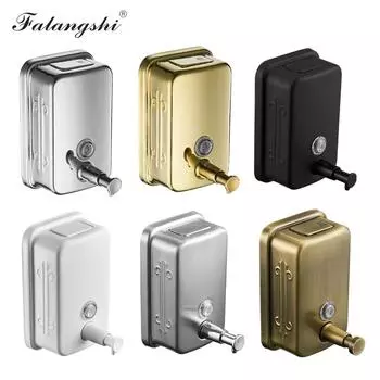 Диспенсер для жидкого мыла для ванной комнаты 500/800/1000 мл настенный насос для мыла аксессуары для ванной комнаты из нержавеющей стали 304 WB8607