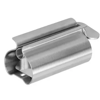 Диспенсер для зубной пасты из тюбика, держатель для зубной пасты из нержавеющей стали, подставка для ванной комнаты, маленький