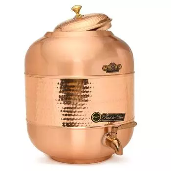 Диспенсер из чистой меди дизайнерский 16 литров от Crockery wala and Company