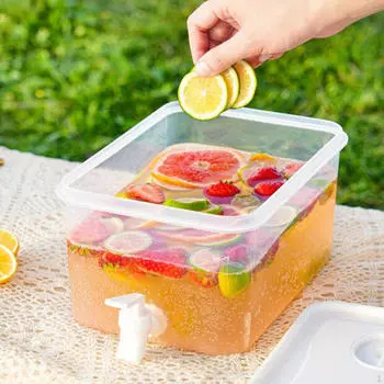 Диспенсеры для холодных напитков, сока, чайник с краном, большой кувшин для воды, напитки со льдом 3L