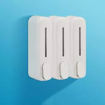 Диспенсеры для мыла настенные ABS жидкий шампунь душевой контейнер 1050 мл пластиковый белый держатель для мыла для ванной комнаты туалет 18036