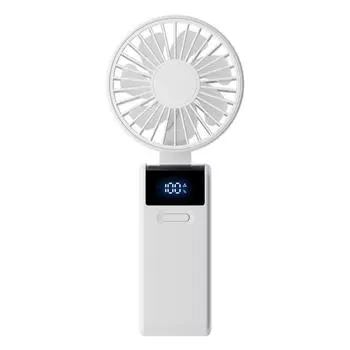 Display Screen Handheld Mini Fan Foldable Air Circulating Fan Small Electric Fan Summer Gift