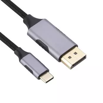Displayport 1.4 USB C к проводу DisplayPort для телевизора/ноутбука/проектора/DVD-плеера 1.8M