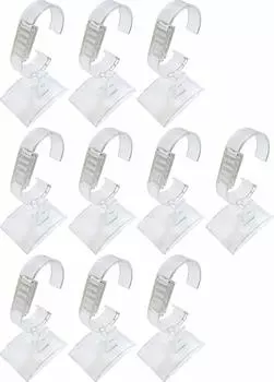 Дисплей часов Mind Watch с устойчивой подставкой, регулируемый, прозрачный (Набор из 10)