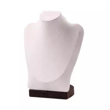 Дисплей-держатель для подвесных цепочек и ювелирных бюстов Beige Velvet