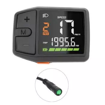 Дисплей для электрического велосипеда DZ41 водонепроницаемый 2-дюймовый OLED цветной экран для электрического велосипеда для среднего привода