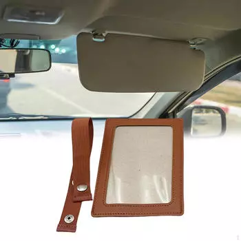 Дисплей фотографий на козырьке коричневый